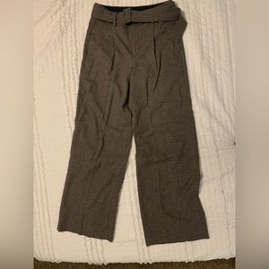 Banana Republic High rise wide leg plaid pants size 6